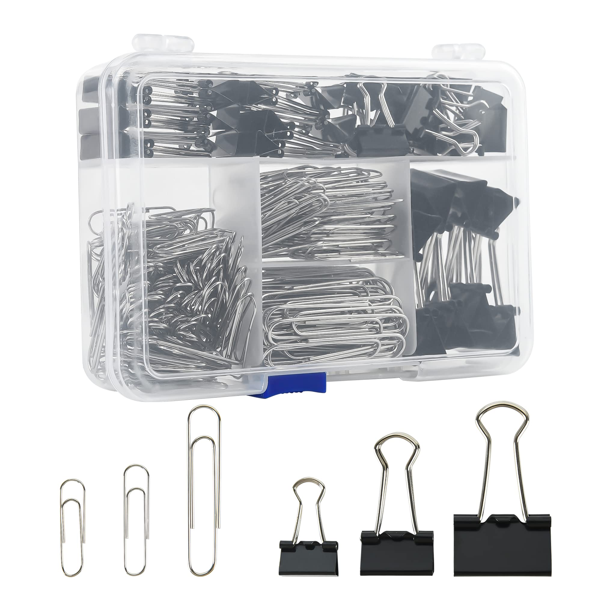 Binder Clip Assorted - Sortiertes Set aus Binderclips und Jumbo-Büroklammern
