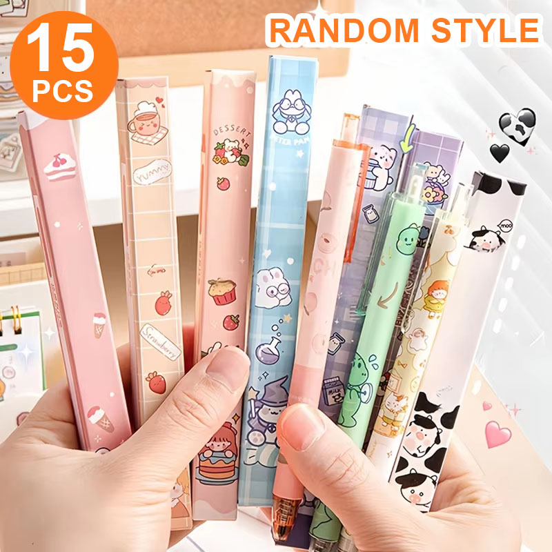 Stationery Supplies Business - 15 einzelne Gelschreiber in einer Überraschungsbox,