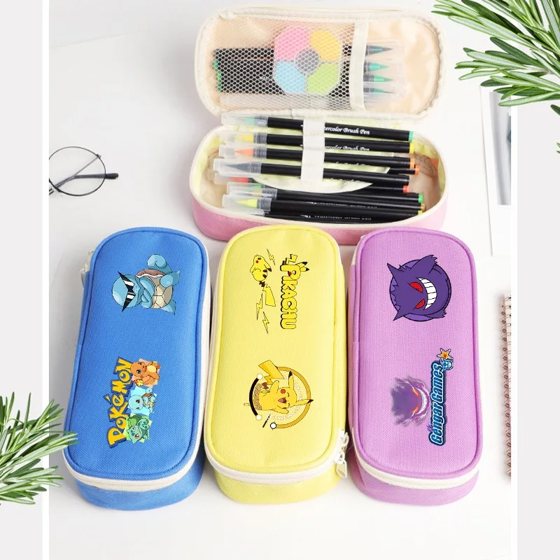 Stationery Office - Pokemons Pikachu Federmäppchen, niedliches Federmäppchen für