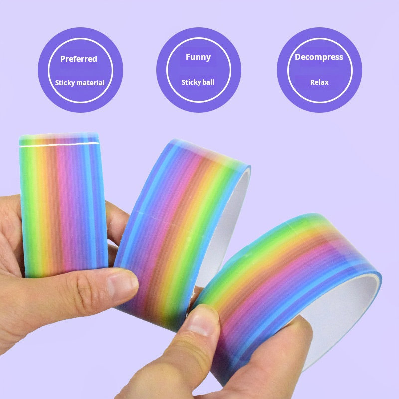 Glue Stick Pack - 1 stücke Regenbogen Kugeln Klebrige Kugeln