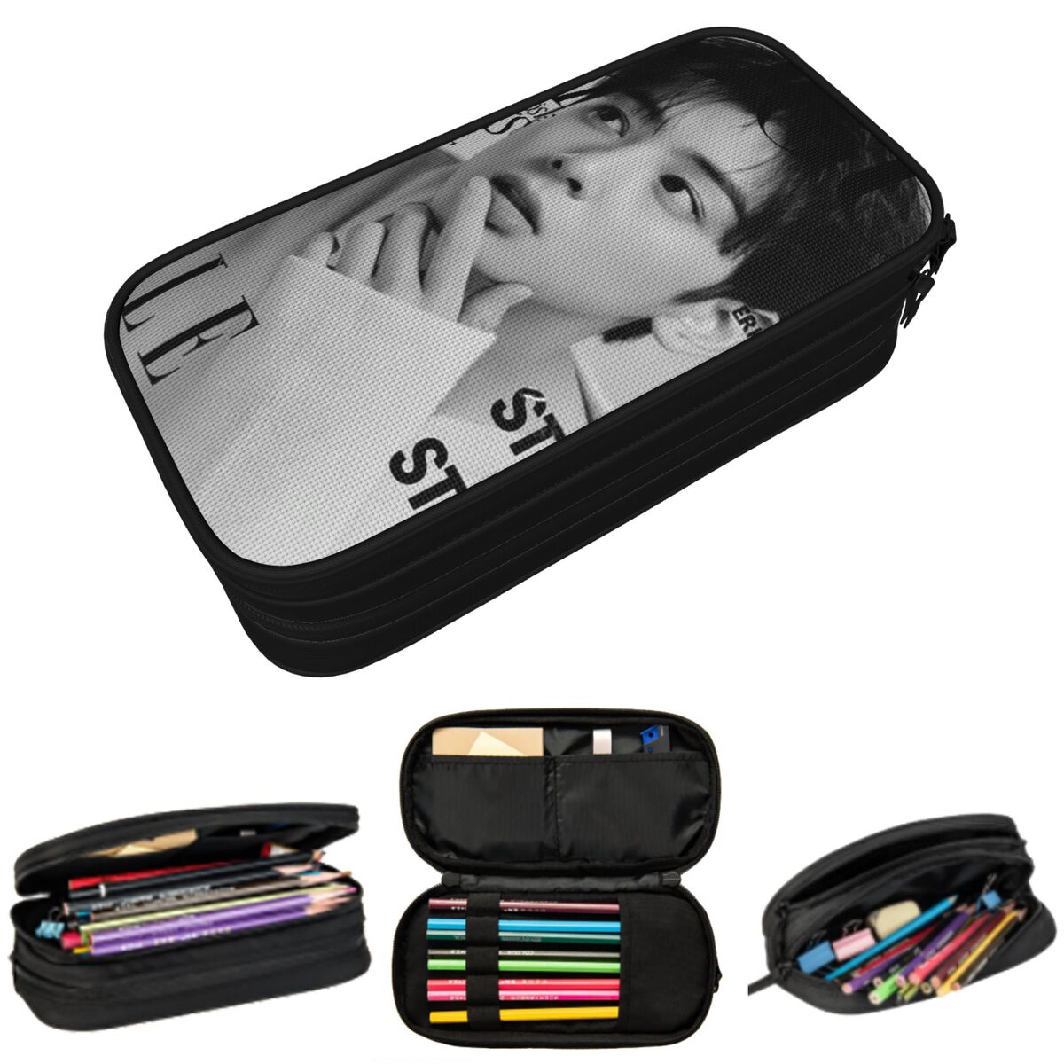 Stationery And Office Supply Chain - Cha EunWoo Kpop Astro Federmäppchen für