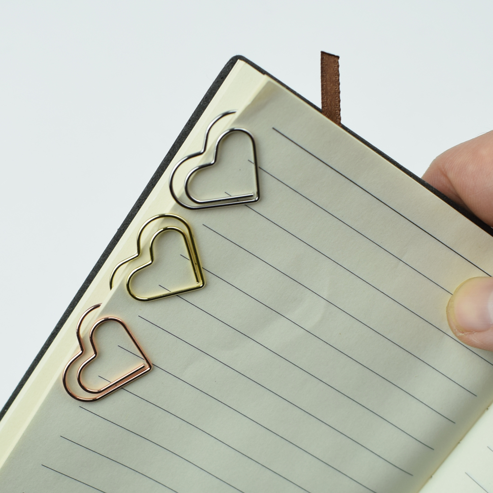 12-teiliges Set Herz-Büroklamm – Binder Clip Assorted Bewertung und Preis