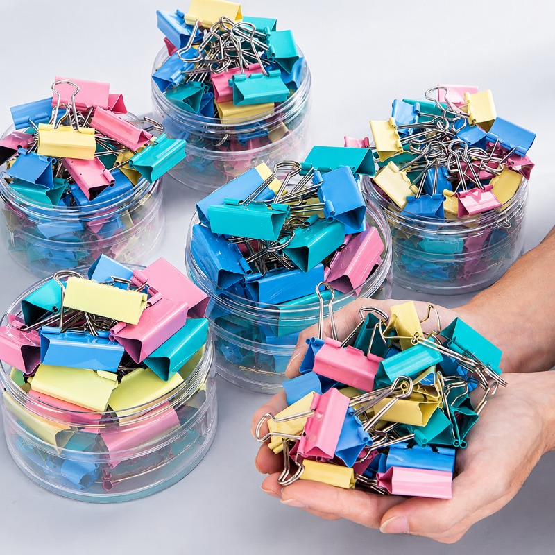 40 Stück/Set Lange Bunte Metal – Binder Clip Assorted Bewertung und Preis