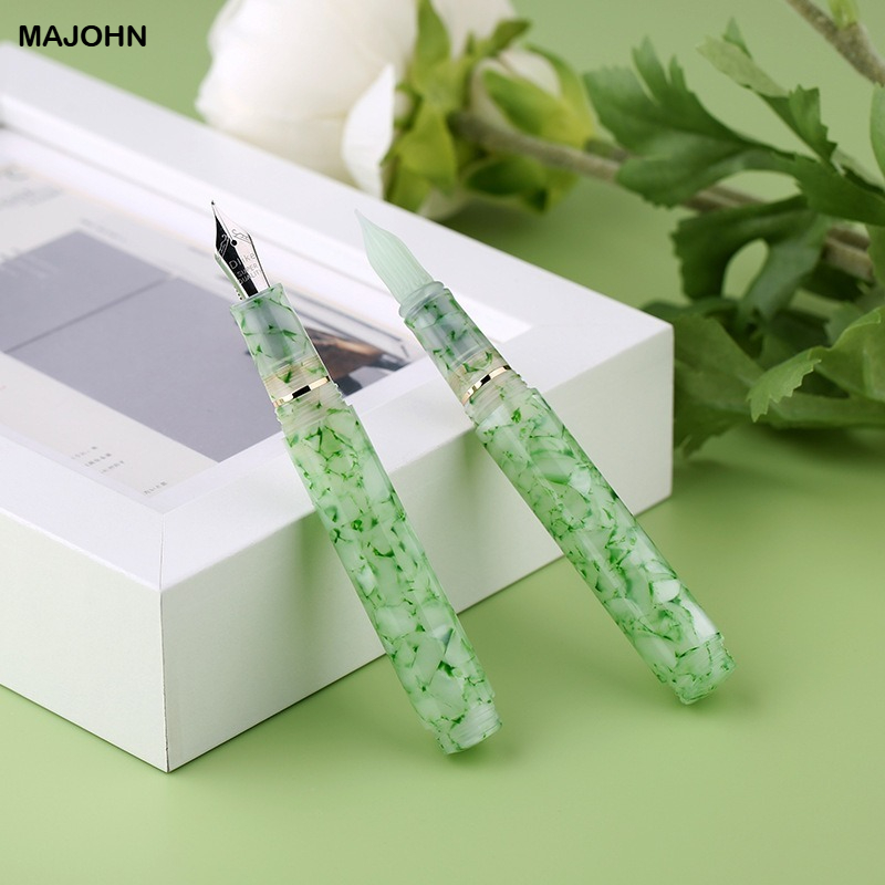 MAJOHN N8 Harz Glas Dip Stift  – Stationery Supplies Business Bewertung und Preis