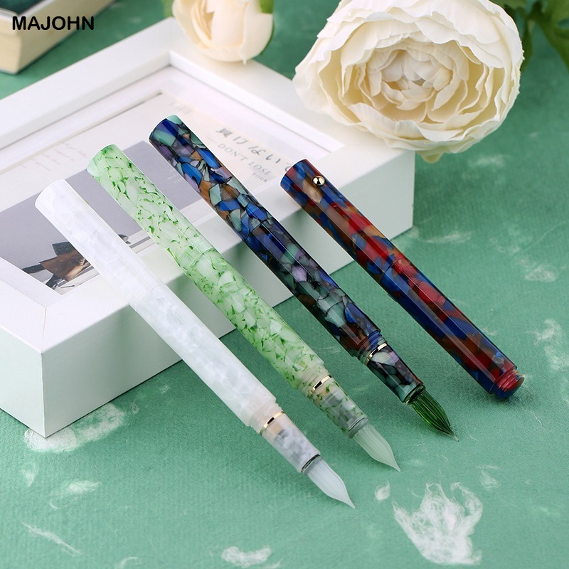 MAJOHN N8 Harz Glas Dip Pen Ti – Stationery Supplies Business Bewertung und Preis