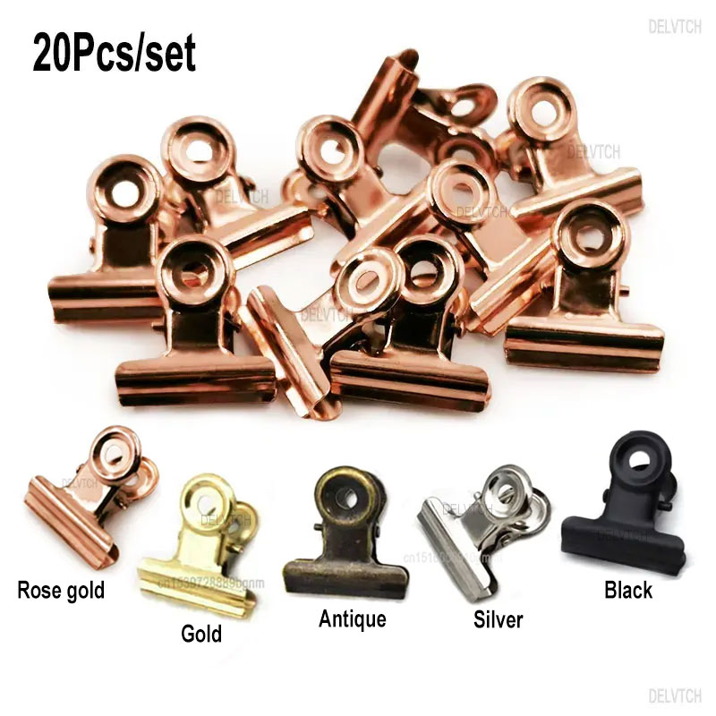 20 Teile/satz 21mm * 23mm Rund – Binder Clip Assorted Bewertung und Preis