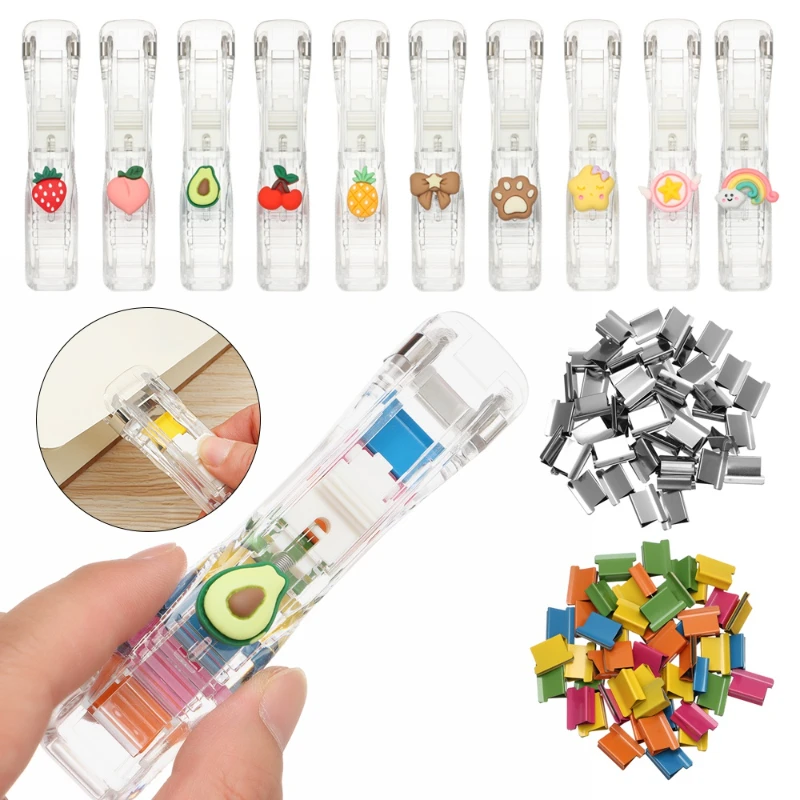 Neue Push-Clip Hefter Heftklam – Binder Clip Assorted Bewertung und Preis