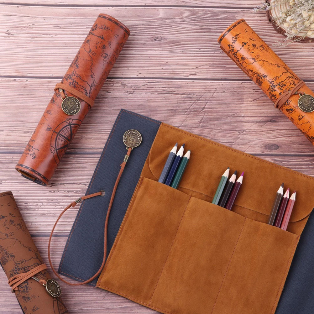 2 Stück Vintage-Federmäppchen  – Pen Pouch Roll Bewertung und Preis