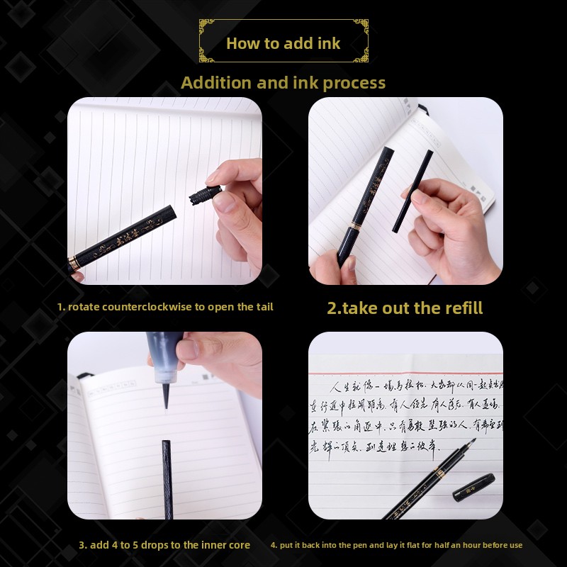 4-teiliges Set Kalligrafie-Kun – Office Stationery And Supply Bewertung und Preis