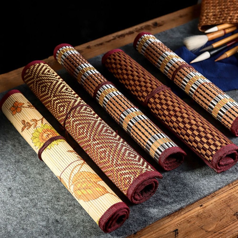 Hochwertiger Bambus-Pinselhalt – Pen Pouch Roll Bewertung und Preis