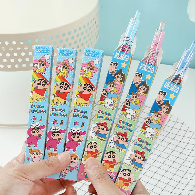6 Stück Cartoon Crayon Shin-Ch – Office Stationery And Supply Bewertung und Preis